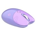 M3 3 Keys Cute Silent Laptop Wireless Mouse, Spec: Bluetooth Wireless Version (Purple)