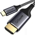 QGeeM QG-UA09 Type-C To HDMI Cable, Length: 3m