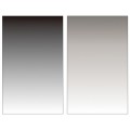 54 x 83cm Gradient Morandi Double-sided Film Photo Props Background Paper(Deep Gray / Light Gray)