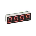 High-Precision RX8025T Digital Clock Module LED Digital Tube Electronic Clock(Red)