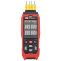 TASI Contact Temperature Meter K-Type Thermocouple Probe Thermometer, Style: TA612C 4 Channels