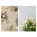 2 PCS 3D Stereoscopic Double-sided Photography Background Board(Flower Rhyme 2)