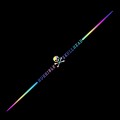2pcs 60cm Colorful Laser Car Stickers Body Scratches Cover Car Stickers(Skeleton 9137D)