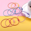 20 PCS Colorful Paint Steel Wire Rope Car Key Ring DIY Accessories(Color Random Delivery)