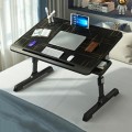 N6 Liftable and Foldable Bed Computer Desk, Style: Drawer+USB