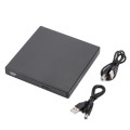 External USB2.0 DVD Optical Drive Notebook Desktop All-In-One CD Burner(Black)