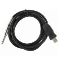3M USB Noise-Free Straight-In Computer Guitar Connection Cable(Black)