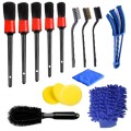 15 PCS / Set Car Cleaning Brush Wax Sponge Car Wash Tool Brush