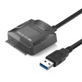 SATA To USB3.0 Easy Drive Cable External 2.5 / 3.5 Inch Hard Drive Adapter Cable(Black)
