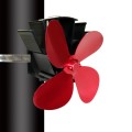 YL603 Thermodynamic Magnetless Wall Mounted Fireplace Fan(Red)