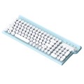 LANGTU L3 102 Keys Anti-Spill Silent Office Wired Mechanical Keyboard, Cable Length: 1.5m(White Gree