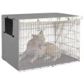 Oxford Cloth Pet Cage Cover Outdoor Furniture Dustproof Rainproof Sunscreen Cover, Size: 63.5x48x50c