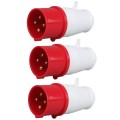 Industrial Plug IP44 Waterproof Aviation Connection Plug, Style: 4 Core 16A