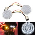 2 PCS Motorcycle LED Signal Steering Lamp For Dyna(White Light 1156 Without Lampshade)