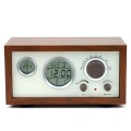 SY-601 Home Multifunctional Retro Wooden Radio Electronic Thermometer Alarm Clock(Random Color Deliv
