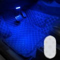 Car Lighting Reading Light LED Touch Sensing Ambient Light, Style:, Color: Blue
