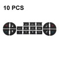 Car Button Repair Sticker AC Central Control Sticker(B 19 Key)