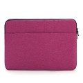 Waterproof & Anti-Vibration Laptop Inner Bag For Macbook/Xiaomi 11/13, Size: 15.6 inch(Rose Red)