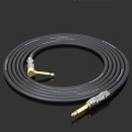 KGR Guitar Cable Keyboard Drum Audio Cable, Specification: 1m(Elbow Straight Jack)