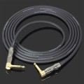 KGR Guitar Cable Keyboard Drum Audio Cable, Specification: 3m(Double Elbow Jack)