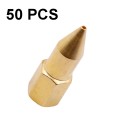 50 PCS Butter Machine Head Copper Universal Steel Tip Pneumatic Oil Nozzle Head