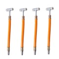4 PCS Tire Double-head Air Nozzle Car Motorcycle Bicycle Air Nozzle(T-shaped Hose)