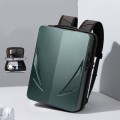 PC Hard Shell Computer Bag Gaming Backpack For Men, Color: Single-layer Green