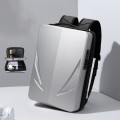 PC Hard Shell Computer Bag Gaming Backpack For Men, Color: Single-layer Silver
