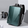 PC Hard Shell Computer Bag Gaming Backpack For Men, Color: Double-layer Green