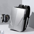 PC Hard Shell Computer Bag Gaming Backpack For Men, Color: Double-layer Silver