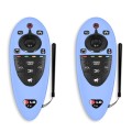 2 PCS Remote Control Dustproof Silicone Protective Cover For LG AN-MR500 Remote Control(Night Light