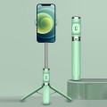 Integrated Reinforcement Keel Live Desktop Bluetooth Mobile Selfie Stick(Youth Green)