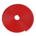 5m U-shaped Non-stick Car Rubber Seal Bumper(Red)