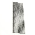 10pcs/pack Car Air Conditioner Vent U-Shaped Electroplating Decorative Strip(Green Ice Silver)