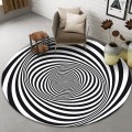 3D Illusion Stereo Vision Carpet Living Room Floor Mat, Size: 150x150cm(Round Vision 5)
