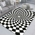3D Stereo Rectangular Visual Geometric Living Room Carpet, Size: 80x120cm(12)
