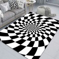 3D Stereo Rectangular Visual Geometric Living Room Carpet, Size: 80x160cm(10)