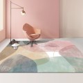 Modern Abstract Geometric Living Room Rug Coffee Table Cushion, Size: 140x200cm(08)