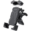 L101+M011 Outdoor Cycling Mechanical Locking Phone Holder(Black)