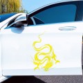 D-131 Dragon Totem Dragon Car Cover Sticker Modified Roof Scratch Sticker(Yellow)