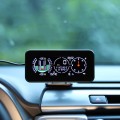 Car HUD Level Slope GPS Compass Altitude Display(M60)