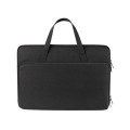 ST13 Waterproof and Wear-resistant Laptop Bag, Size: 14.1-15.4 inches(Mysterious Black)