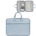 Baona BN-Q006 PU Leather Full Opening Laptop Handbag For 13/13.3 inches(Sky Blue)