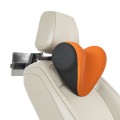 A09 Car Seat Headrest Memory Foam Comfortable Neck Pillow, Style: With Stand  (Orange)