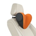 A09 Car Seat Headrest Memory Foam Comfortable Neck Pillow, Style: Without Stand (Orange)
