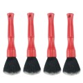 Car Details Soft Bristle Interior Brush Crevice Cleaning Brush, Style: Short Red Handle