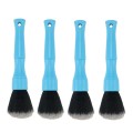 Car Details Soft Bristle Interior Brush Crevice Cleaning Brush, Style: Short Blue Handle