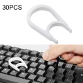 30PCS Computer Keyboard Key Puller Cleaning Key Removal Tool(White)