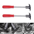 2 PCS Oil Seal Disassembly Tool Double Head Oil Seal Wrench Puller(Red Handle)