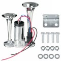 ST-1018S 600DB Double-tube Metal Conjoined Electric Pump Car Horn with Relay